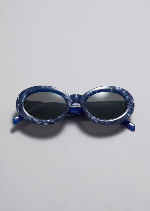 Lunettes De Soleil à Monture Ovale