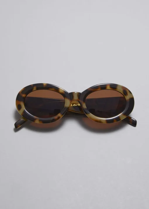 Lunettes De Soleil à Monture Ovale