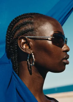 Lunettes De Soleil Rectangulaires Sans Monture