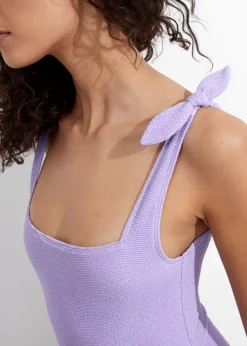 Maillot De Bain Texturé à Nouer