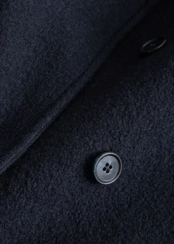 Manteau Volumineux En Laine Avec Ceinture