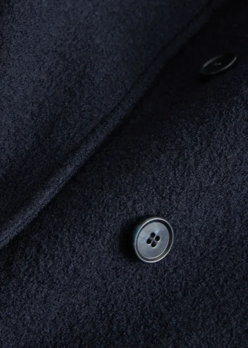 Manteau Volumineux En Laine Avec Ceinture