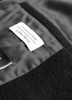 Manteau Volumineux En Laine Avec Ceinture