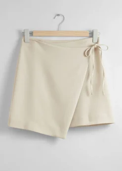 Mini-jupe Portefeuille Habillée