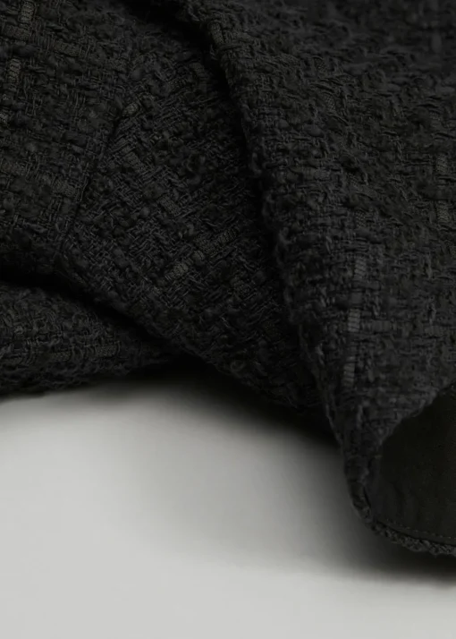 Mini-jupe Volantée En Tweed