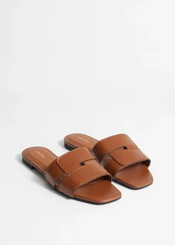 Mules En Cuir