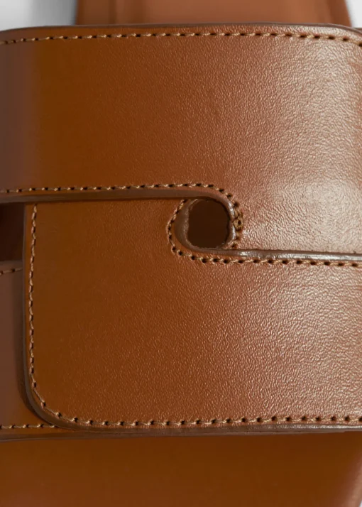 Mules En Cuir