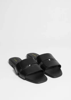 Mules En Cuir