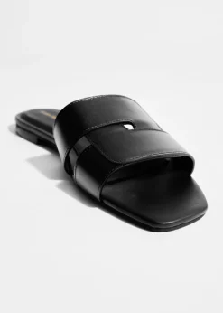 Mules En Cuir