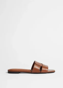 Mules En Cuir