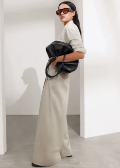 Pantalon Ceinturé Large