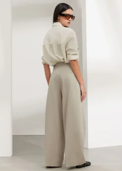 Pantalon Ceinturé Large