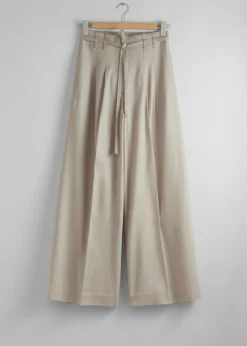 Pantalon Ceinturé Large