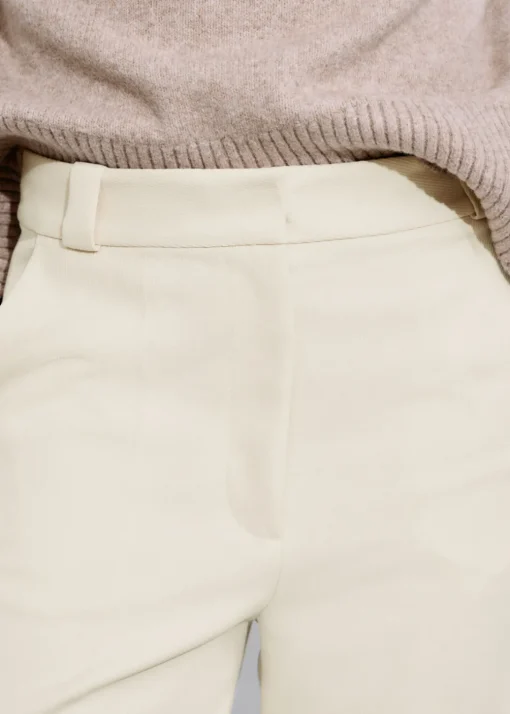 Pantalon Large à Plis Marqués