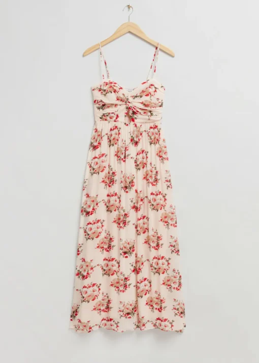 Robe Bustier Torsadée