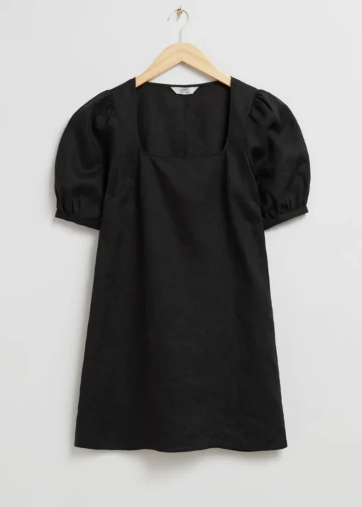 Robe Courte En Lin