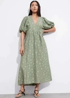 Robe Longue à Manches Ballon