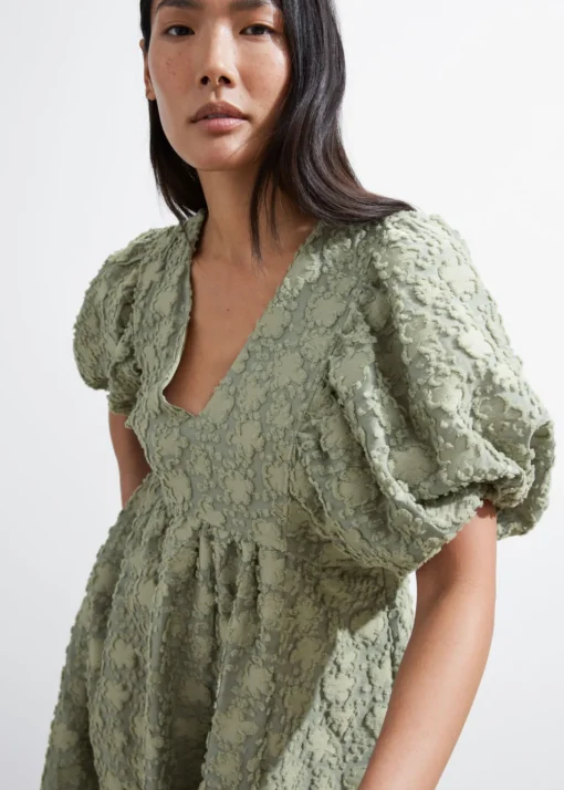 Robe Longue à Manches Ballon