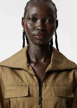 Robe Midi Ceinturée De Style Utilitaire