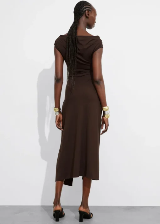 Robe Midi Drapée