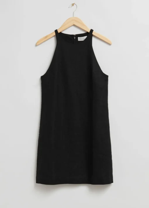 Robe Trapèze En Lin