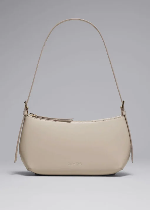 Sac à Bandoulière En Cuir Brillant