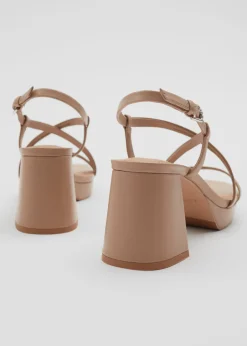 Sandales à Brides En Cuir