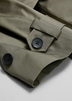Trench-coat à Boutonnage Simple