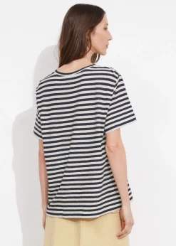 T-shirt En Lin Mélangé