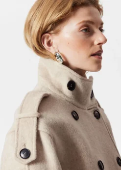 Veste En Laine à Double Boutonnage