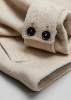 Veste En Laine à Double Boutonnage