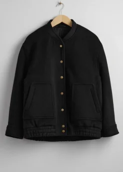 Veste Oversize En Laine