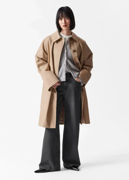 Veste Trois-quarts à Col